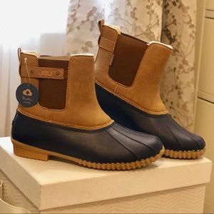 JBU by Jambu Spruce Duck Boot Navy/Tan Sz 11
